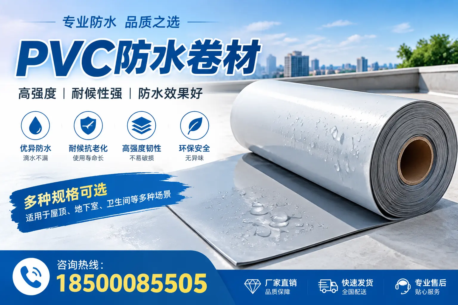 选用PVC防水卷材时需要避开的常见误区,特别是在迪庆